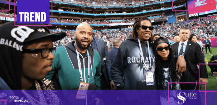 SS FAMOSOS Adele, Jay-Z, Billie Eilish y Cher, fueron algunos de los famosos disfrutaron del Super Bowl LVII y del show de medio tiempo de Rihanna