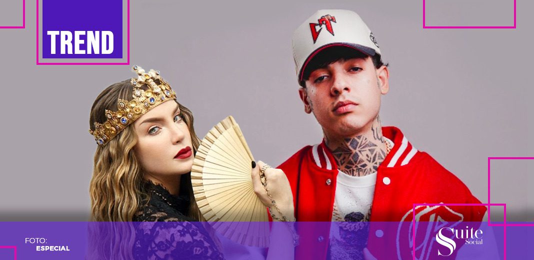 Belinda&Natanael-Destacada Circula un video en TikTok en el que aparentemente se observa a Belinda y a Natanael Cano besarse en un antro de Monterrey
