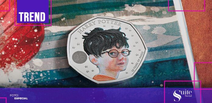 SS Harry Potter La Casa de Moneda del Reino Unido lanzó una serie de monedas conmemorativas para celebrar los 25 años de la saga de Harry Potter