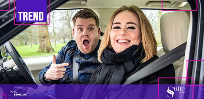 SS ADELE La cantante británica Adele fue vista en las calles de Los Ángeles junto a James Corden, por lo que se rumora que estén grabando el emblemático Carpool Karaoke