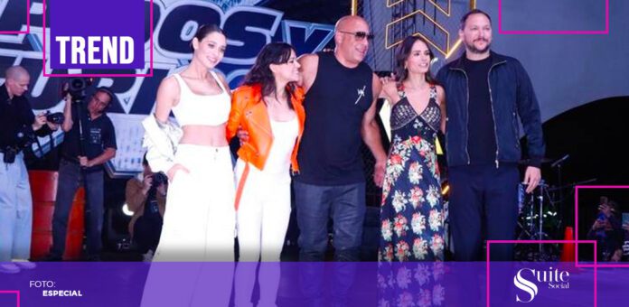 SS RAPIDOS El elenco de la saga Rápidos y Furiosos visitó la ciudad de México para promocionar la siguiente película
