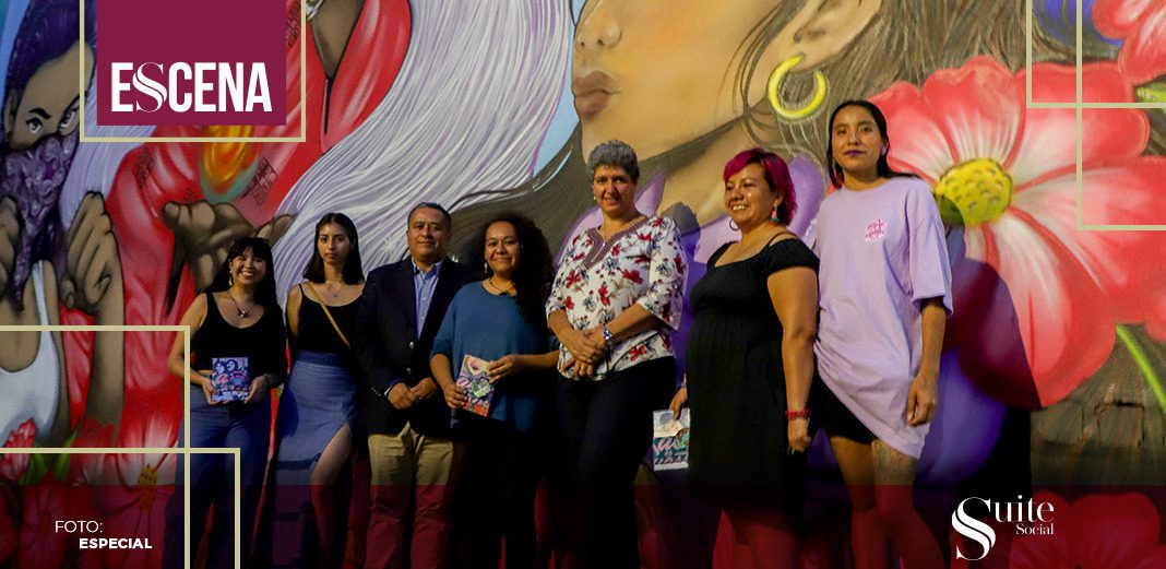 El mural recién inaugurado busca representar a la mujer y a sus distintas generaciones